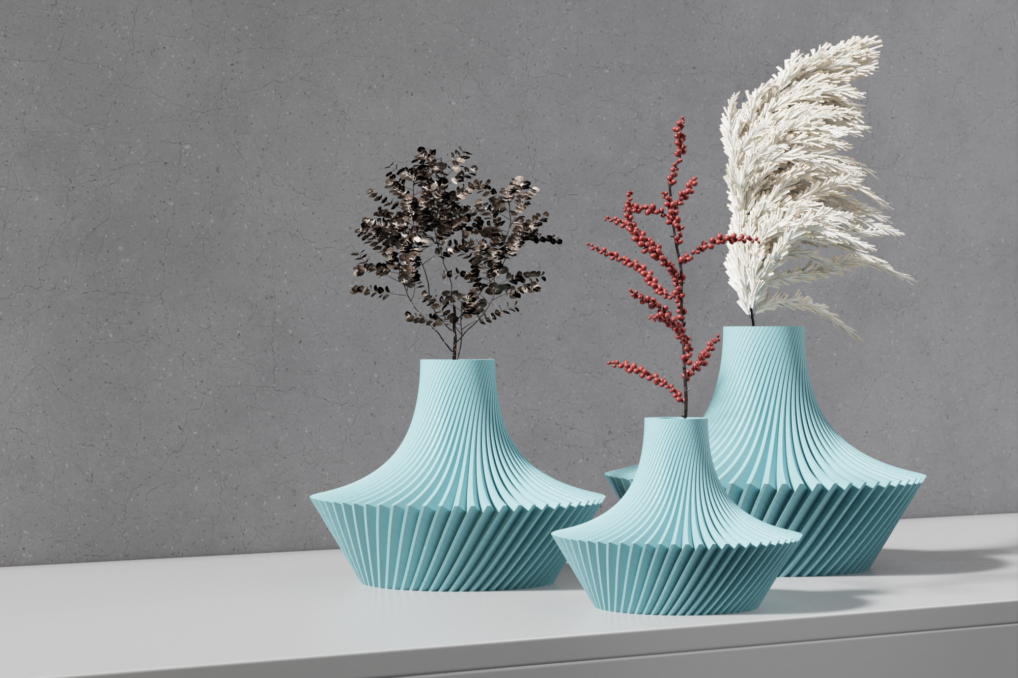 The Kitan Vase (set of 3)